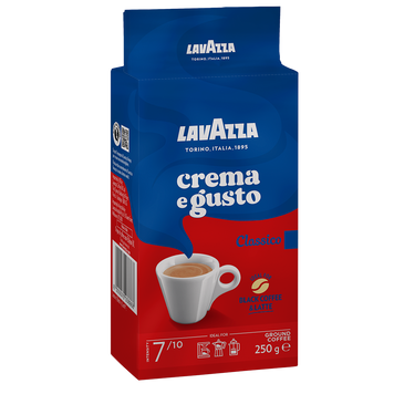 Кава крема густо колір (мелена) Лавацца Lavazza crema e gusto 250g 03105 фото
