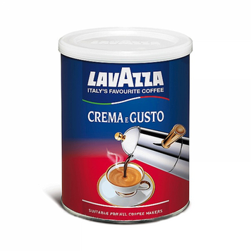 Кава крема густо (мелен) ж/б Лавацца Lavazza crema gusto 250g  03108 фото