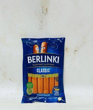 Сосиски Berlinki Classic 300g 0177 фото