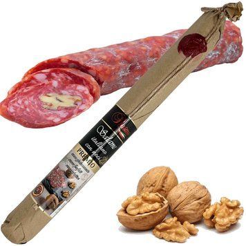 Ковбаса Салямі з Волоським Горіхом Rasmo Premio Salame Italiano con Noci 270 г 0936321 фото
