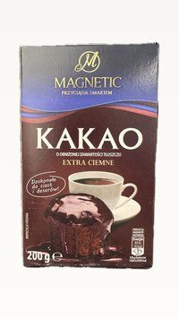 Какао-порошок Magnetic Extra Ciemne 200 г   027663 фото