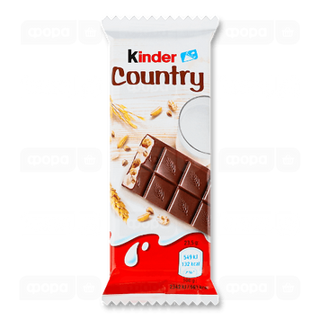 Батончик зі злаками Кіндер Kinder country 23,5g 05113 фото