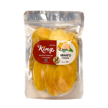 Манго сушене King 500г | King &trade; 093222 фото