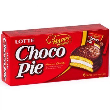 Печиво Lotte Choco Pie 168г 043212 фото