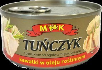 Тунець в олії кусками ж/б МК МК 120/170g 0205 фото