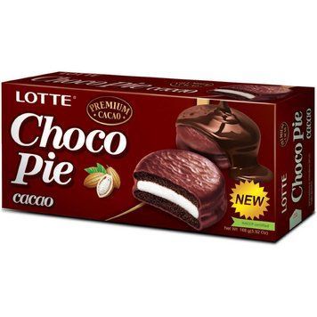 Печиво Lotte Choco Pie Cacao 6*28г 168г 03284 фото